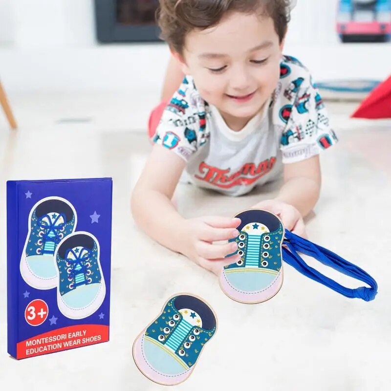 Shoe Tying Board Shoe Tying Practice For Kids Shoe Trying Practice For Kids Learn To Tie Shoelaces Toy Fine Motor Skills Toy. 
