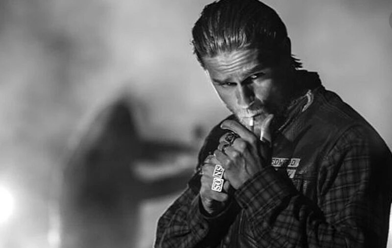 2pcs/pair Stainless Steel Solid Sons of Anarchy Ring SO NS Men Rings Jewelry Size 7-14. 