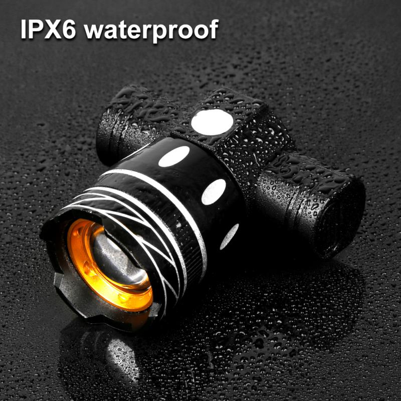 4pcs T6 LED Bicycle Front Light Rechargeable Lamp Lantern 2400mAh Adjustable Zoom MTB Bike Headlight Cycling Flashlight Lanterna. 