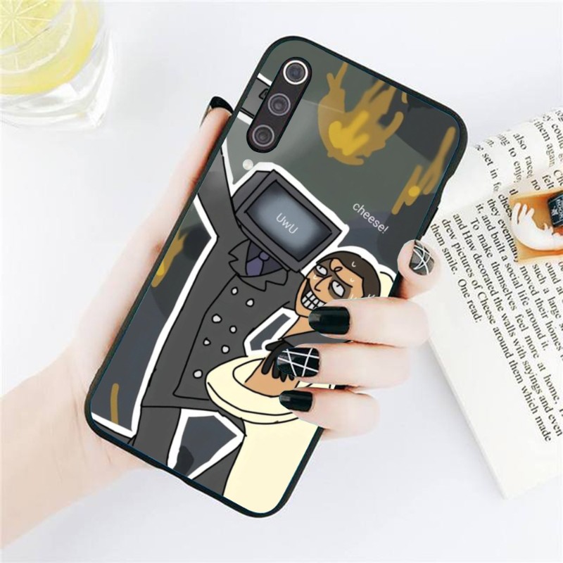 Skibidi Toilet Mobile Cell Phone Case for Xiaomi Redmi Note 12 11 10 9T 8 7 Pro 9 9A 9C 8 Black Soft Phone Cover Funda. 