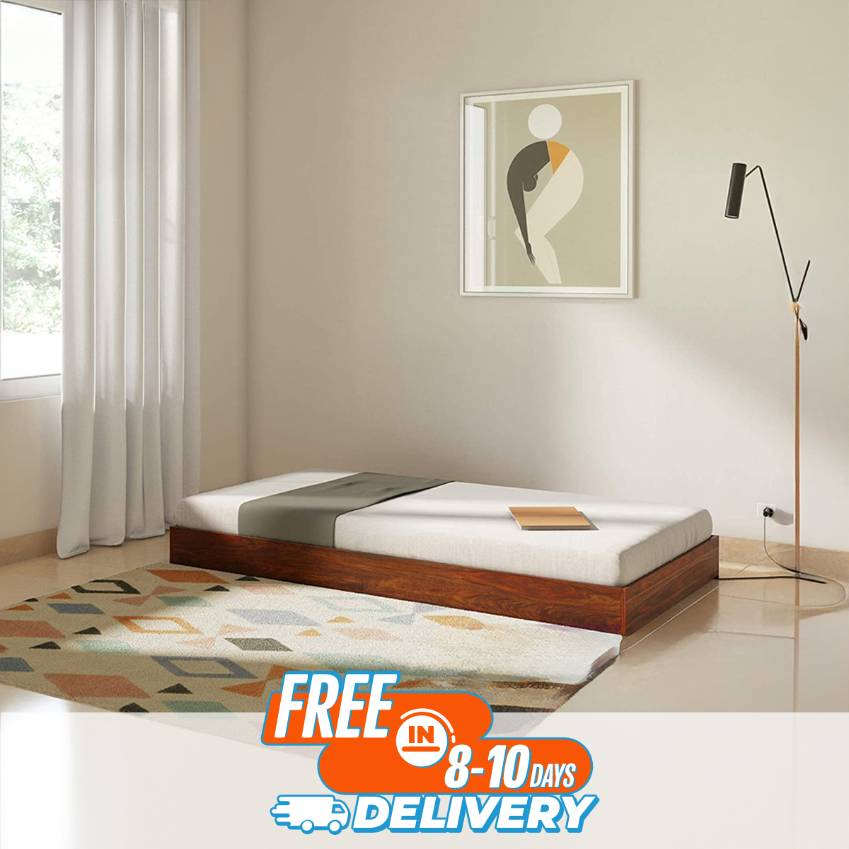 AndorMahal  Floor devine/sofa/khat/bed(height 6inch)2.5ft by 7ft by 6inch