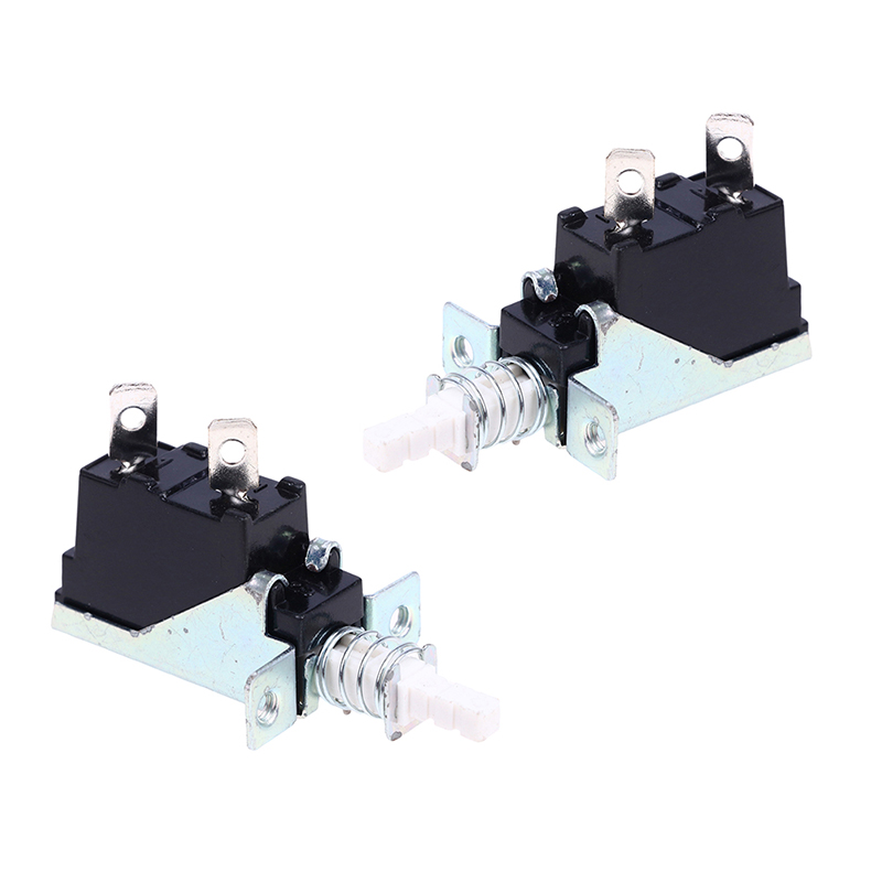 2Pcs 10A 250V AC SPST 2 Pins Push Button Power Switch KDC-A04-1 Since The Lock For High Current Electric Heater Hot Fan Disinfection Cabinet A04-1-20T Demoo