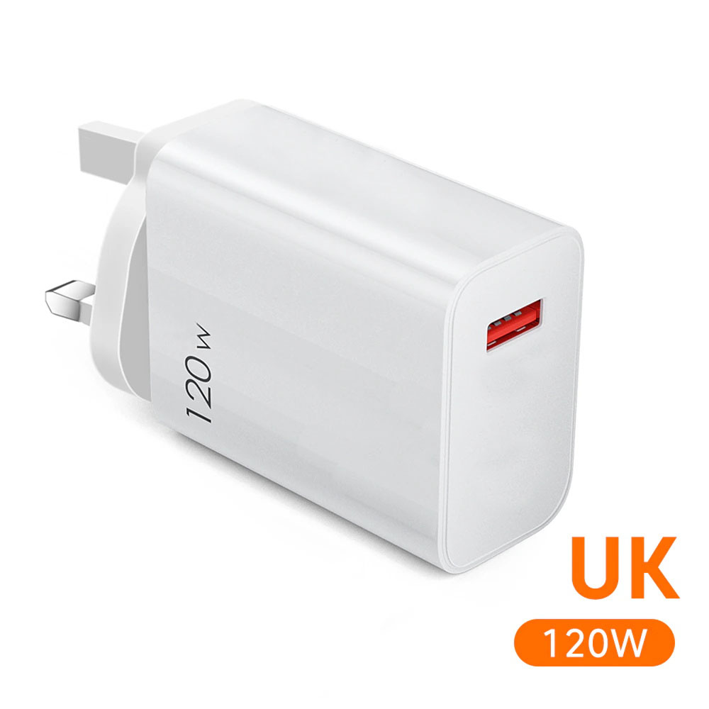 【FUPANG】ready stock free USB charger 120W fast charging charger for iPhone 14 13 12 Pro Max charger for laptop qc3.0 PD charger