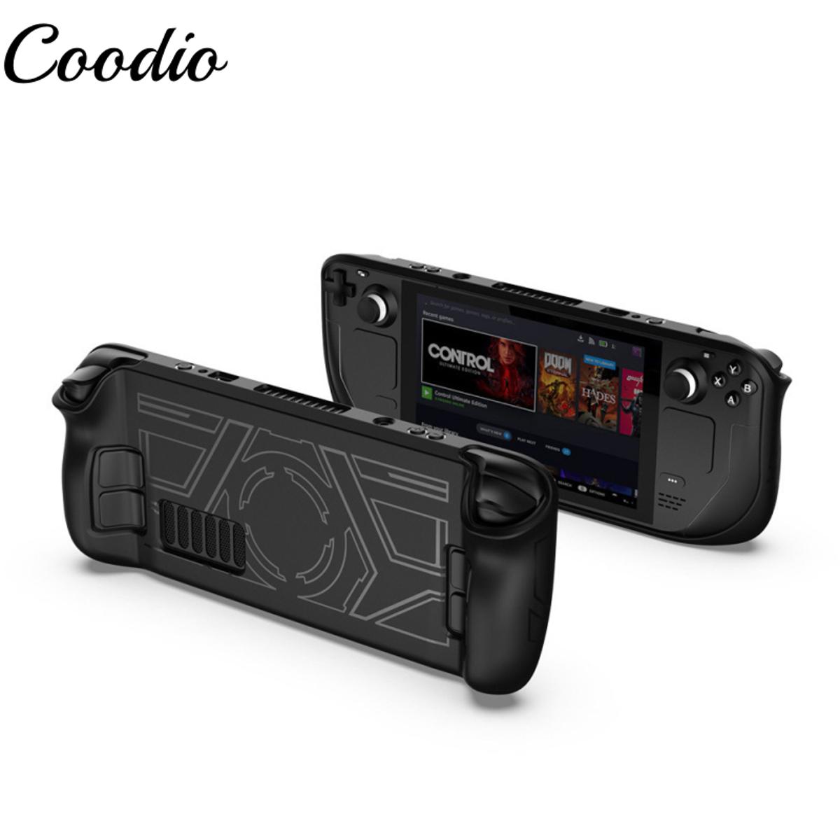 Coodio Soft Silicone Shell Shockproof Non-slip Protective Cover Compatible For Steam Deck Game Console Ty-2830