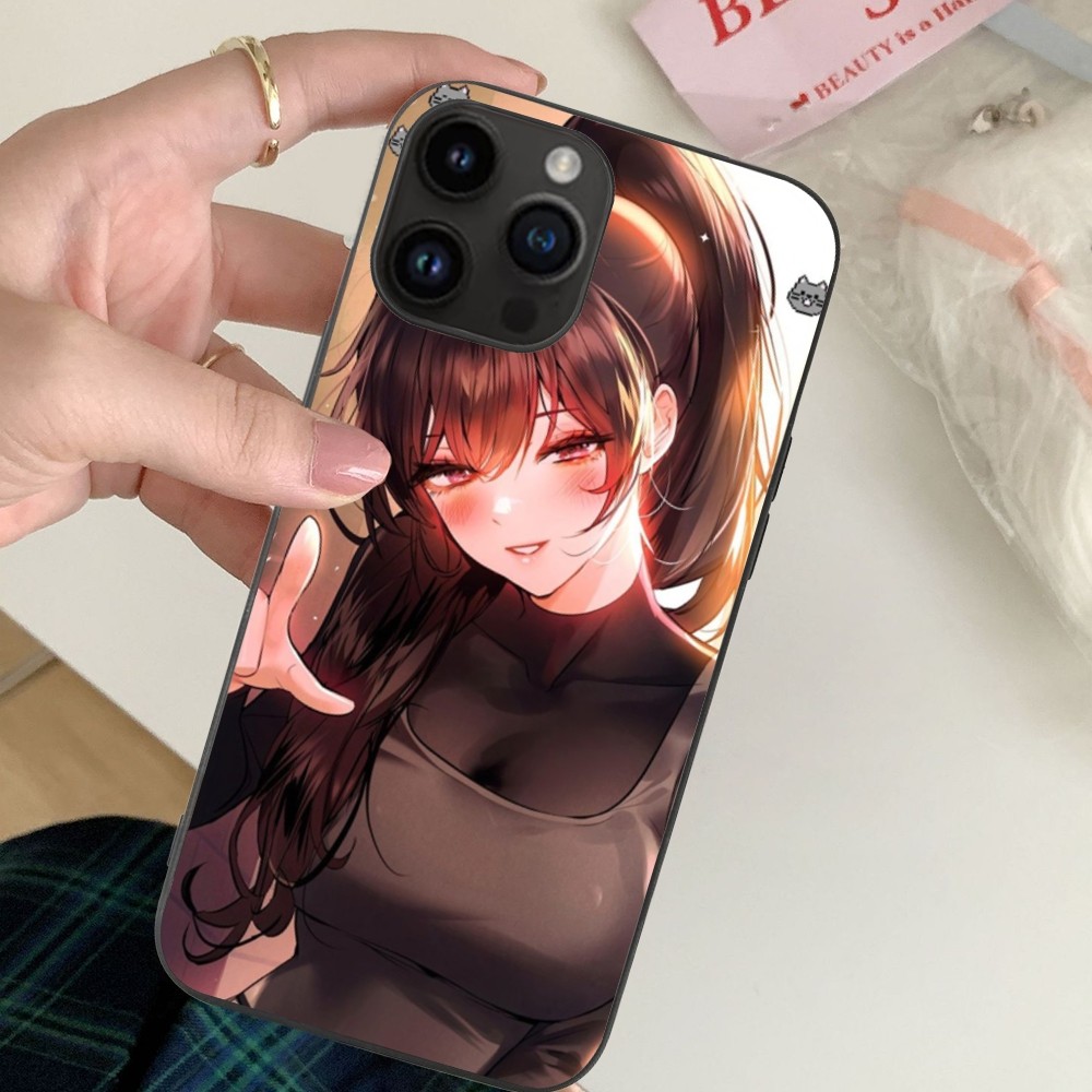 Noona Seo Nari Mobile Cell Phone Case for iPhone 15 14 13 12 11 X XR XS 8 7 Pro Max Plus Mini Black Soft Phone Cover Funda. 