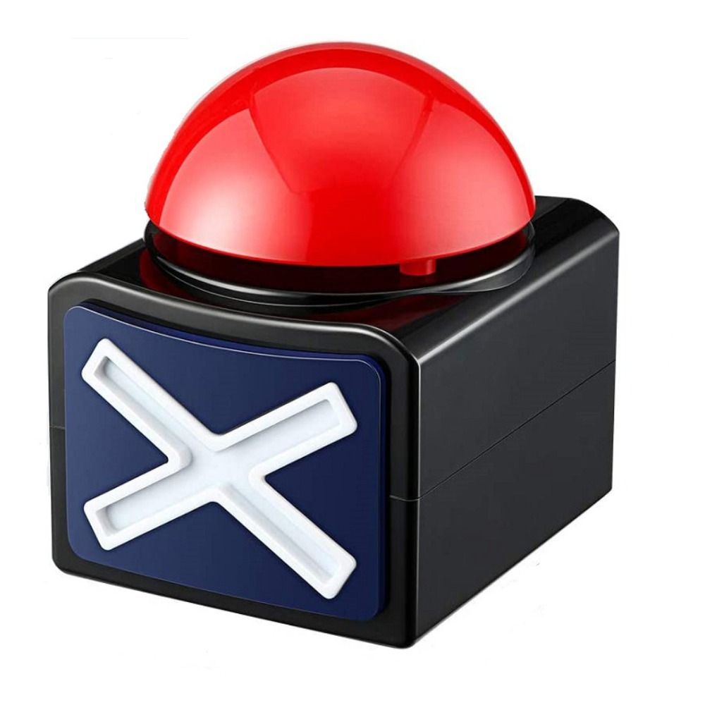 New ABS Game Answer Buzzer with Sound Light Trivia Quiz Talent Buzzer Sounding Toy Alarm Button. 