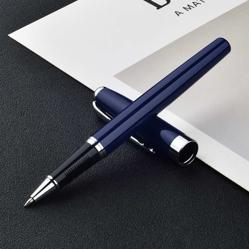 Factory wholesale metal rollerball pen set ballpoint pen corporate business office gift pen pen can be customized logo