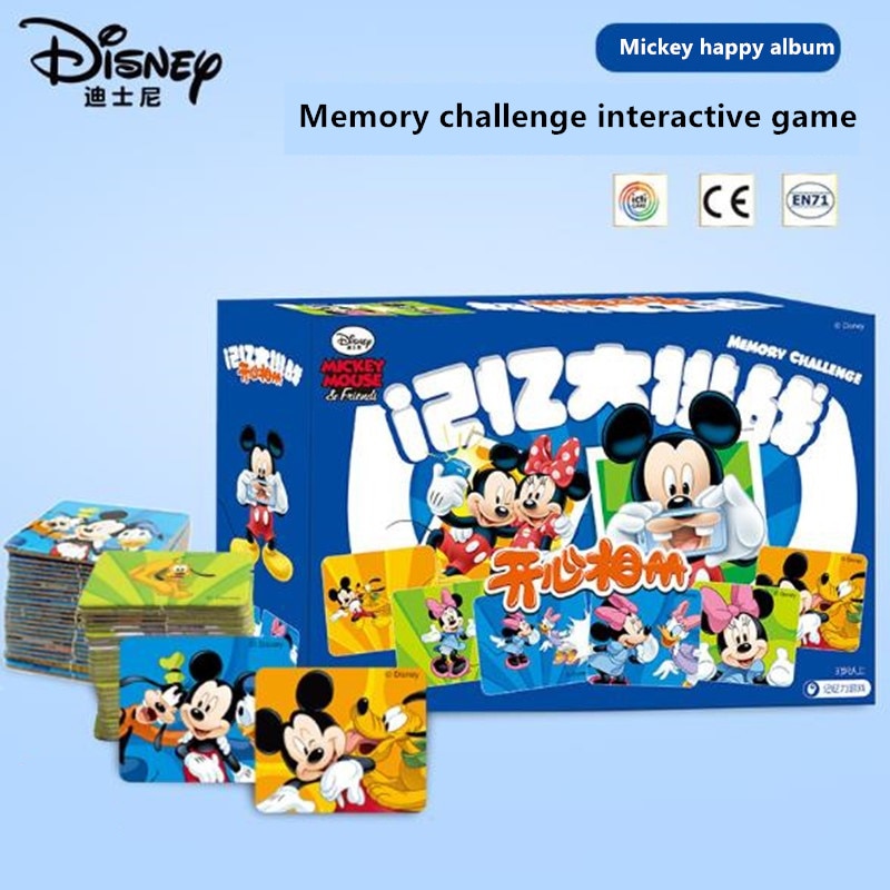 【happy one】Disney Children's Paper Memory Challenge Big Interactive Table Happy Supperzzle Mickey. 