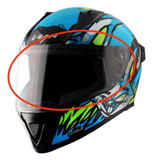 Vega Volt Helmet Visor. 