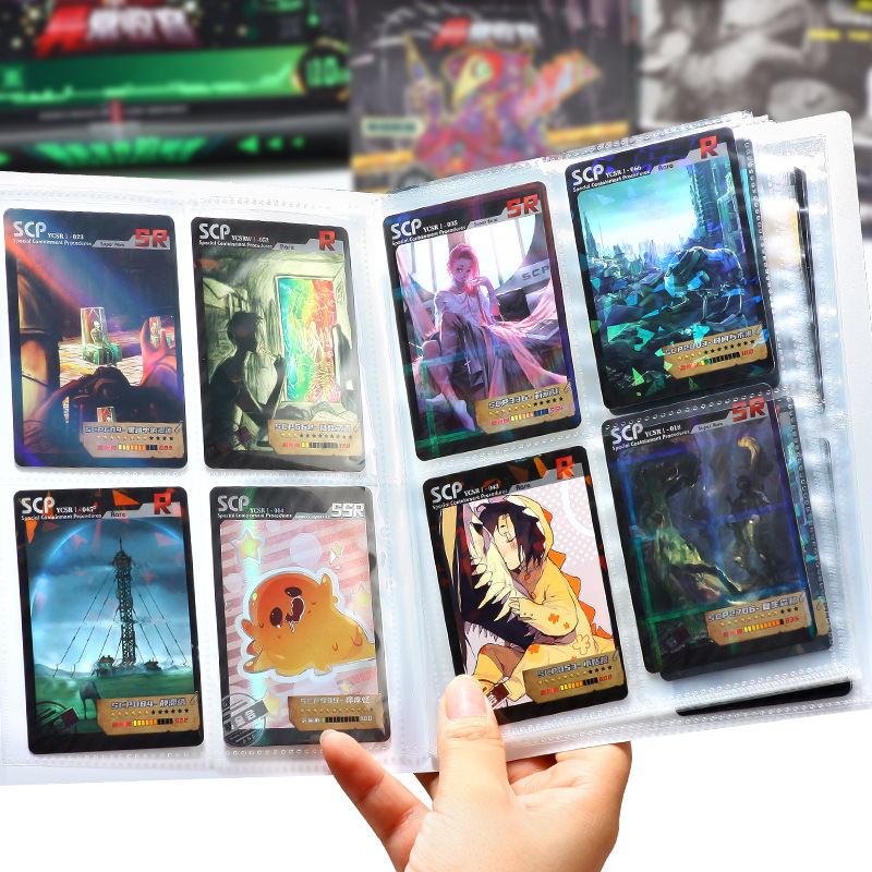 SCP Foundation Collection Card Paper Games Children Anime Table Playing Game Kaarten Board Trading Cards. 