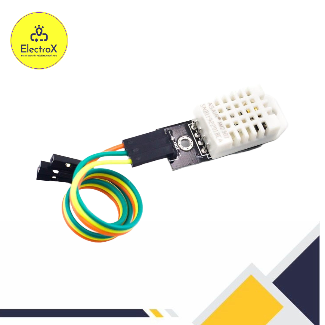 DHT22 Digital Temperature and Humidity Sensor Module with Cable for Arduino, Raspberry Pi, ESP32. 