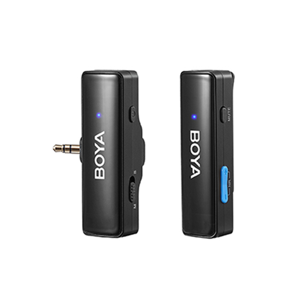 BOYA BOYALINK A1 All-In-One Design Wireless Microphone System - Fits All Scenarios - Ultra-Long Battery Life - Noise Reduction Function - Use While Charge - Dual-Channel Recording. 