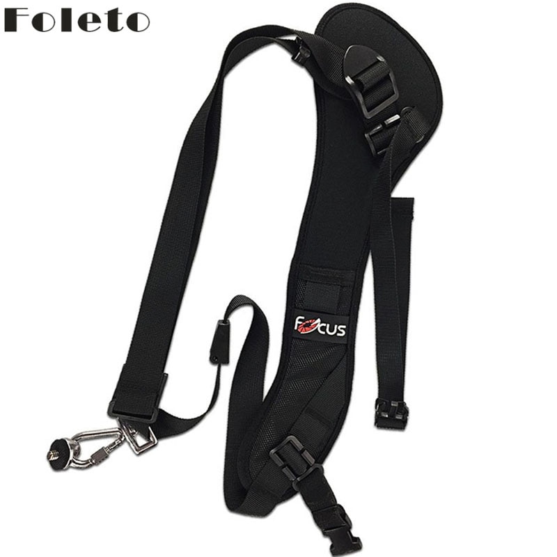 Foleto Focus F1 Quick Rapid Camera strap Single Shoulder Sling Black Belt Strap For canon nikon DSLR 7D 5D Mark II D800 A77 60D