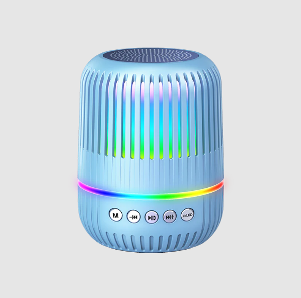Wireless Bluetooth Speakers Mini (MZ M4 (PORTABLE BLUETOOTH SPEAKER) Dynamic Thunder Sound with RGB Light 5 W Bluetooth Speaker ). 