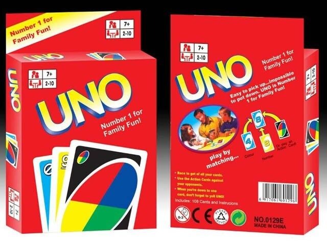 Classic UNO card game for all ages.. 