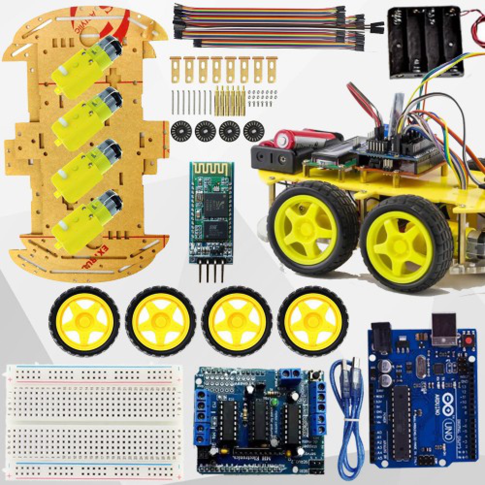 Arduino Bluetooth Robot Car (Android Mobile control Car) With Tutorial. 