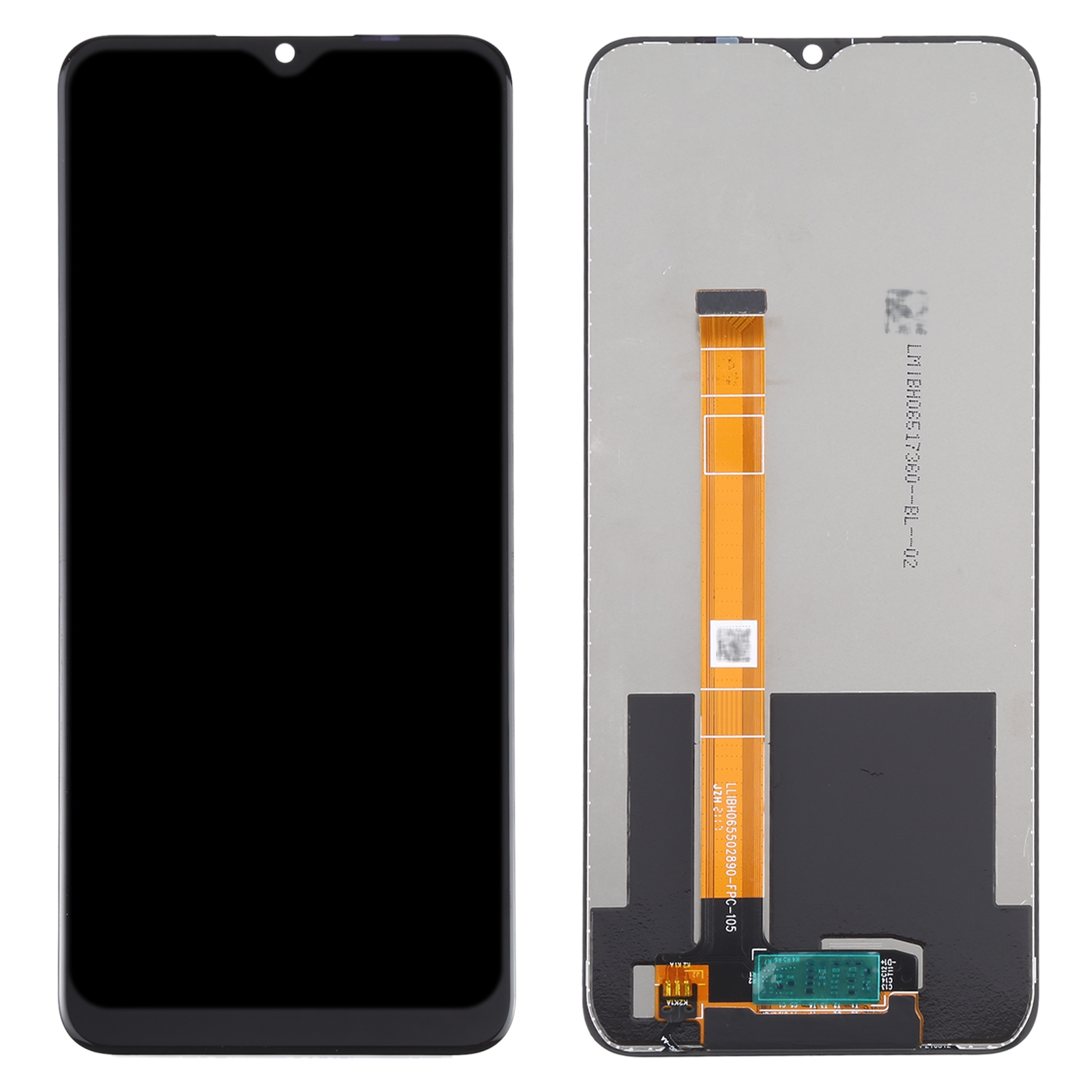 LCD Screen and Digitizer Full Assembly for OPPO Realme C25s RMX3195 RMX3197. 