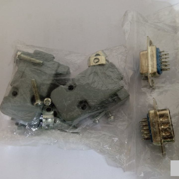 DB15 DB-15 3 ROWS 15 PIN Male & Female VGA Jack & Socket Plug Connector Adapters 3 Row 15Pin DIY With Plastic Back Shell Housing For Monitor Cables . 