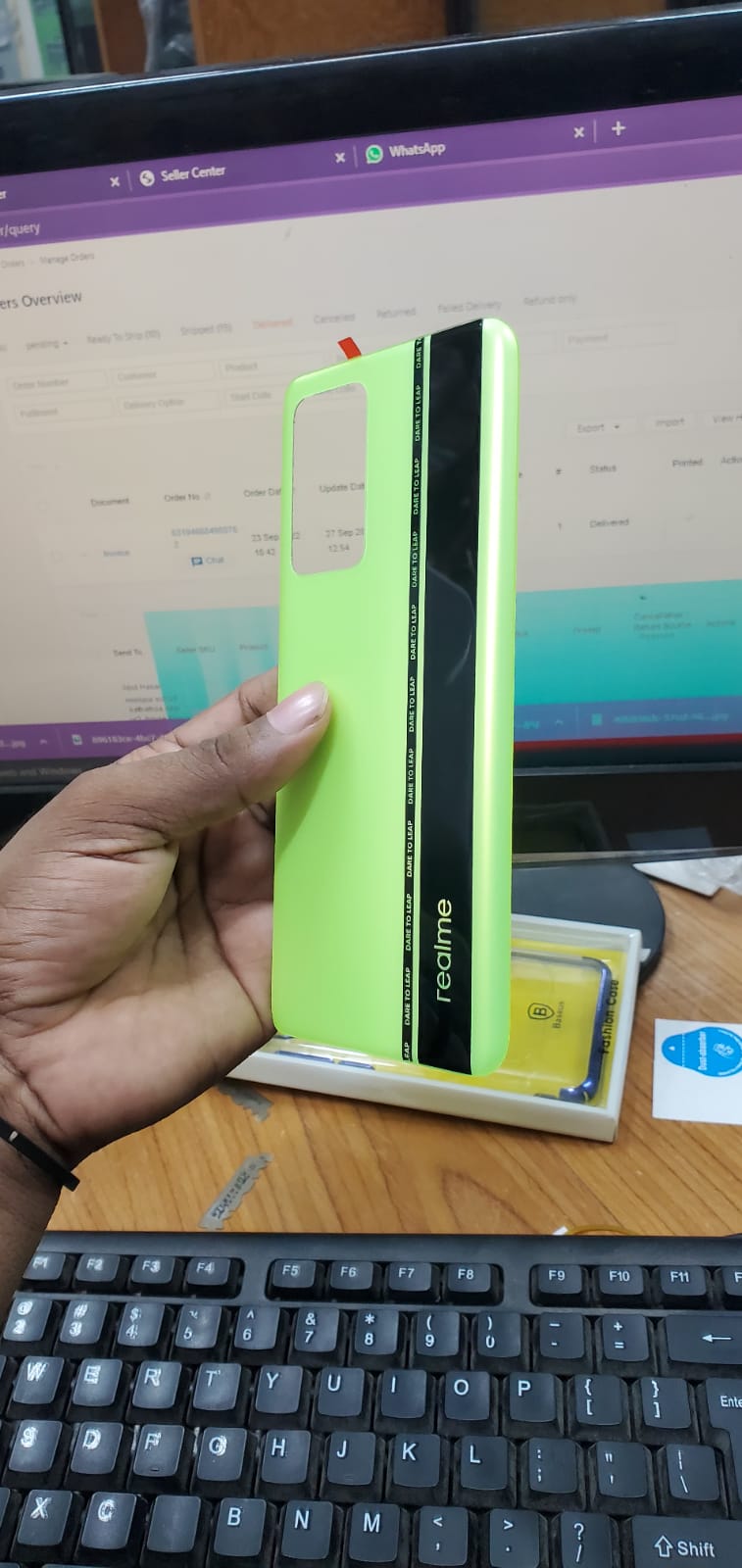 Realme GT Neo2 battery backshell. 