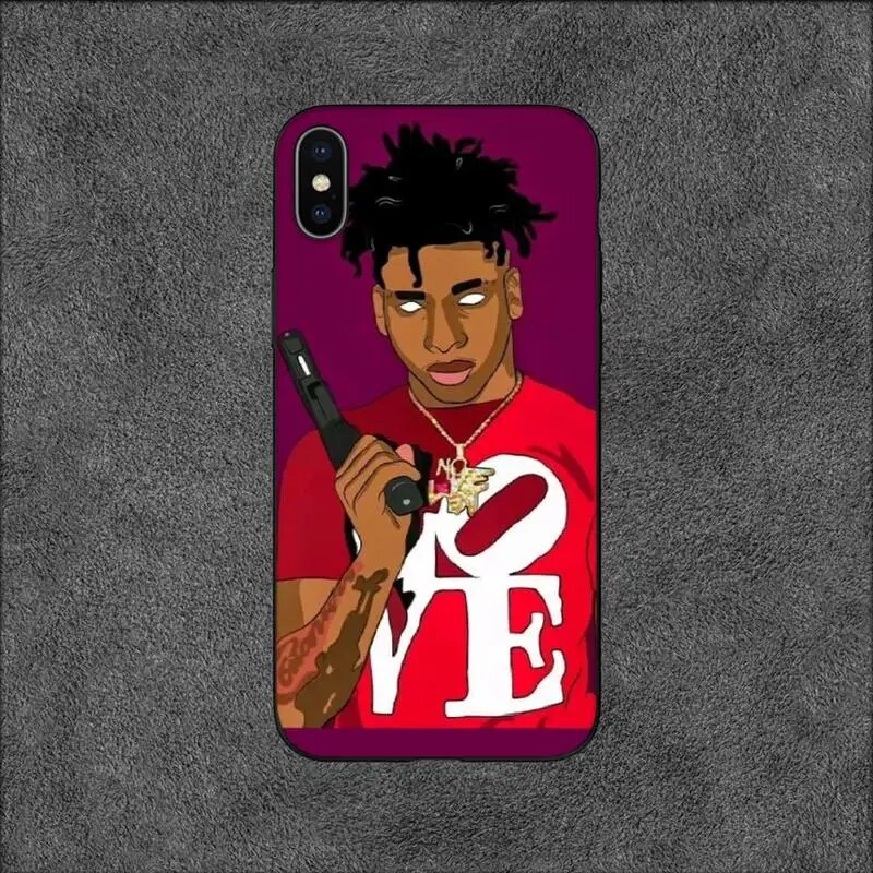 Nle choppa Rapper Phone Case For iPhone 11 12 Mini 13 14 Pro XS Max X 8 7 6s Plus SE XR Shell. 