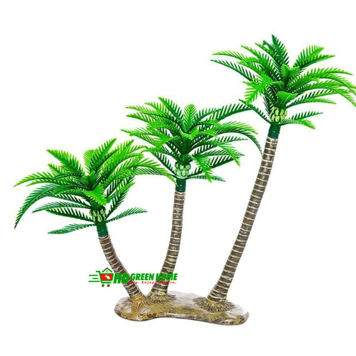 Artificial Coconut Tree Decorative Plastic Palm Trees Small Plant Model For Decoration