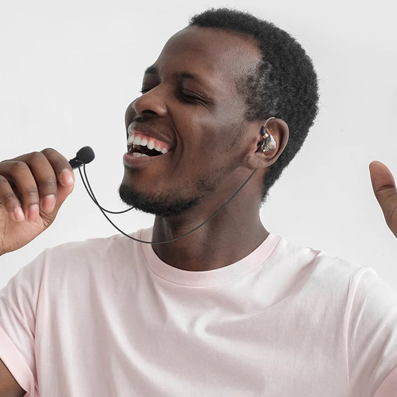 Karaoke HiFi Wired Headphones With Mic Singing Living Headset 3.5mm AUX Heavy Bass Noice Cancelling Earphone 1.2M 3M KTV Music. 