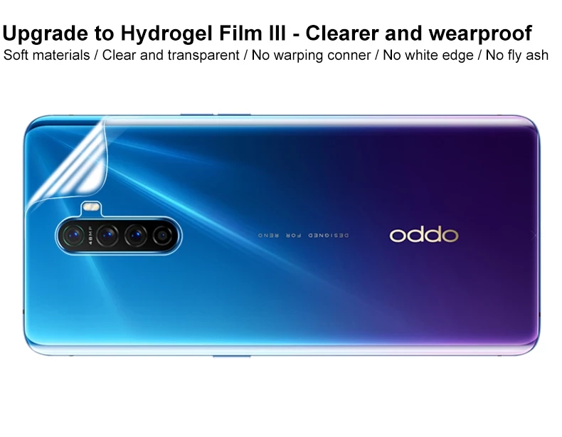 Oppo A9 2020 360 Degree Back Poly - Transparent and Rubber. 