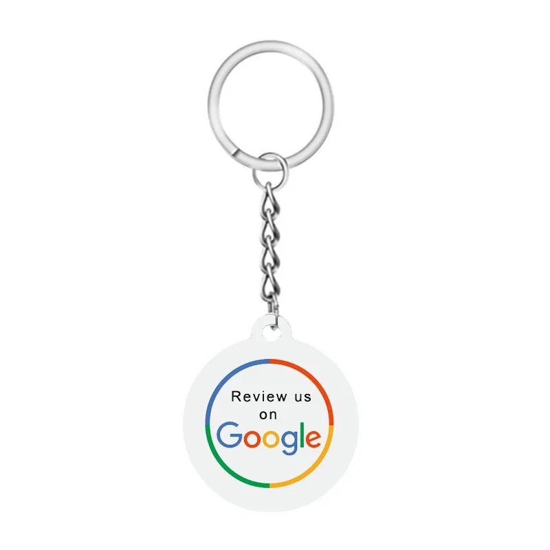 NFC Epoxy Keychain NTAG216 Tag for Increase Google Reviews. 