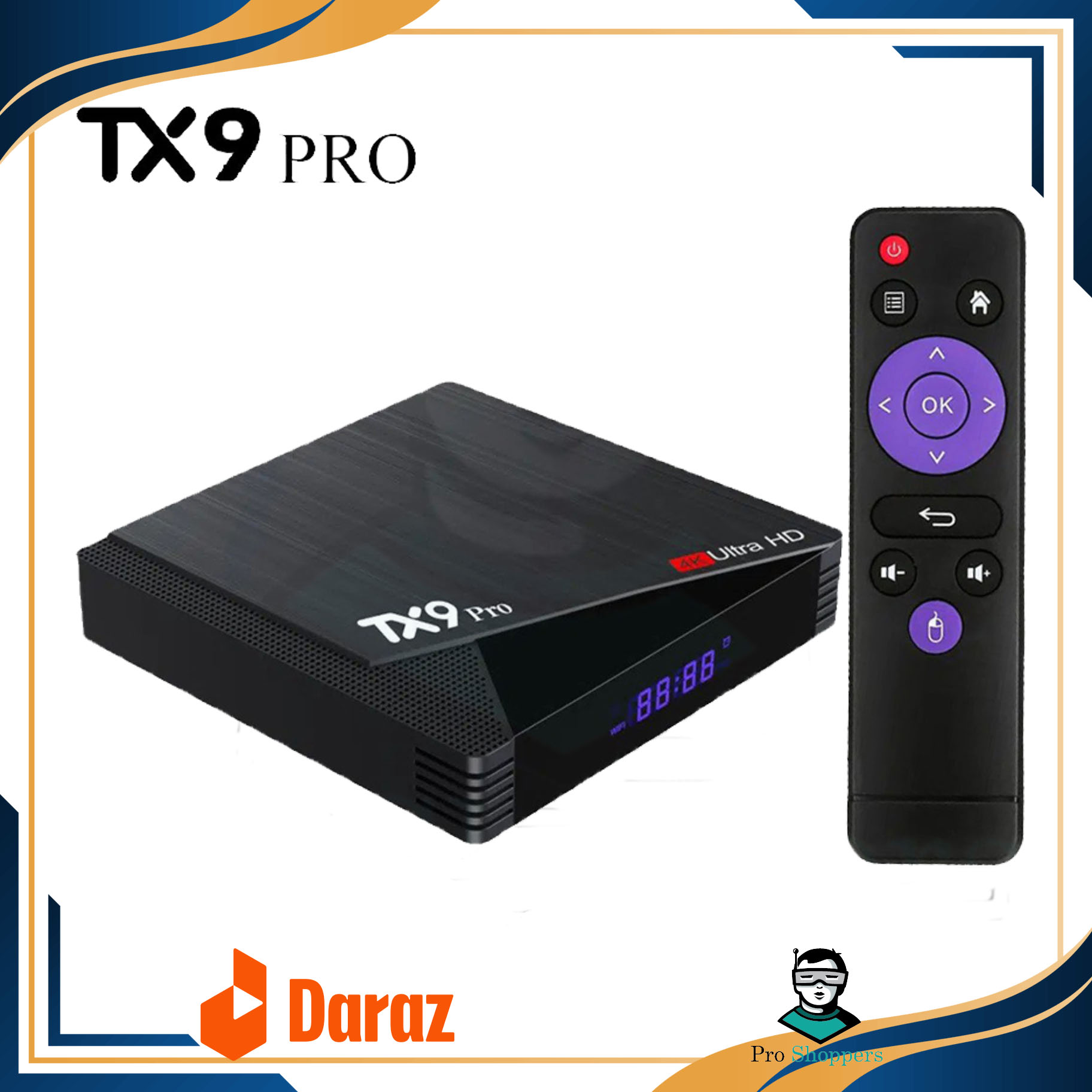 Tx9 Pro Android Smart Tv Box Support Toffee Binge 4K TV Box Upgrade 6K Android Smart TV Box TX9 PRO Android TV Box Price In Bangladesh