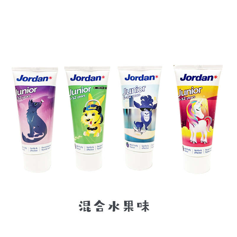 Norwegian for infants young children aged 0 5, 6 to 12, student toothpaste with strawberry and raspberry mixed fruit flavor. 