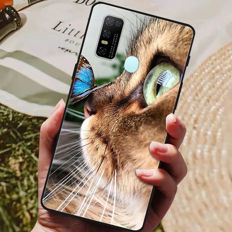 For TCL 20 SE Case Soft Silicone Phone Back Cover For TCL 20 SE TCL20SE TCL20 20SE Cases Coque for TCL 20SE Fundas bumper Shell. 