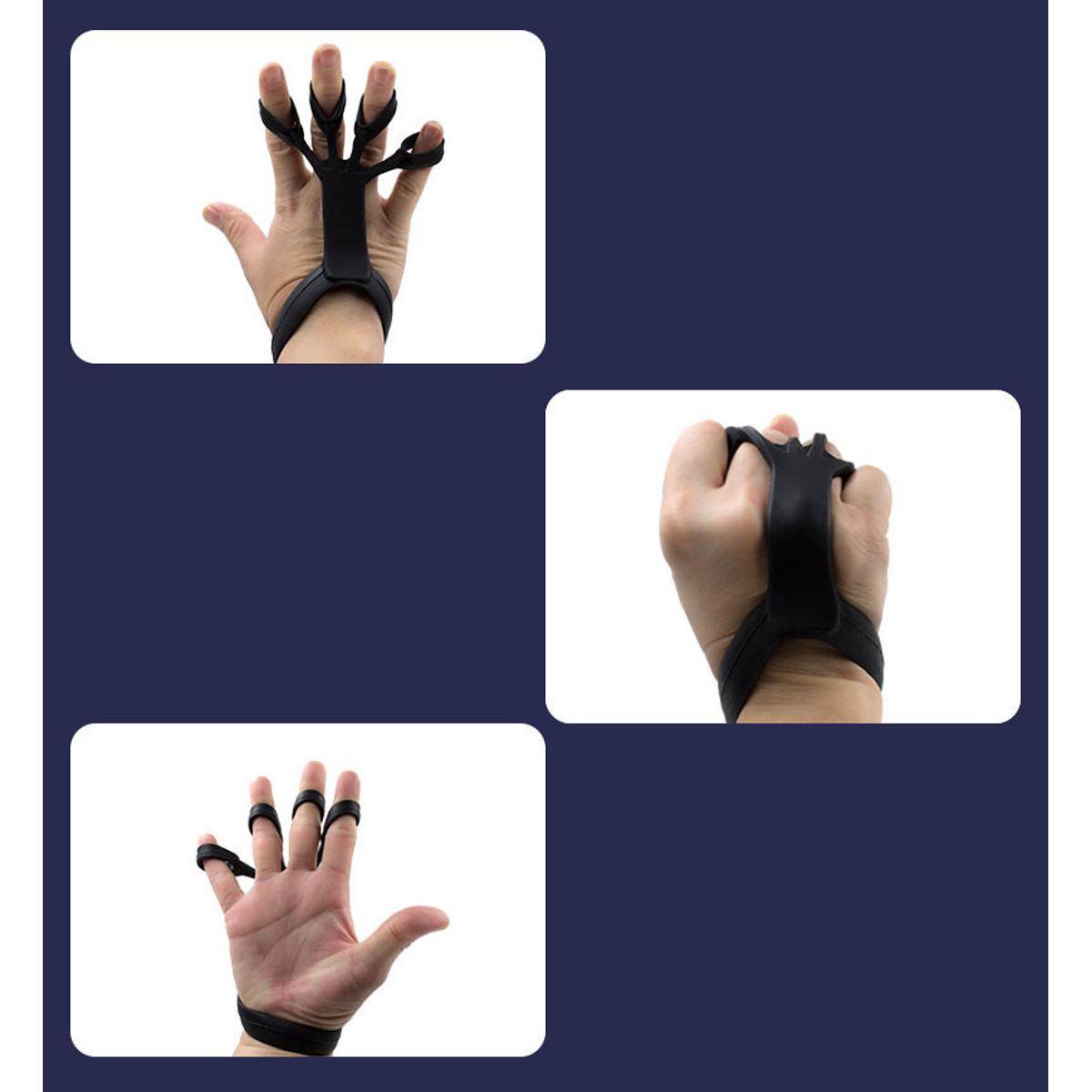 Grip Trainer, Finger Stretcher, Finger Exerciser & Hand Strengthener, Adjustable Level Resistance Finger Trainer for Strength Training. 