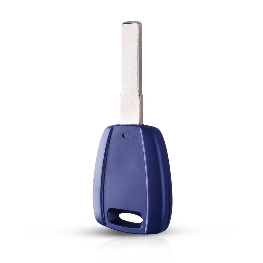 Car Key case Case For Fiat 500 Duo Bravo Transnder SIP22/GT15R Uncut Blade Key Blue Blank Case Replacement-GT15 Blade. 