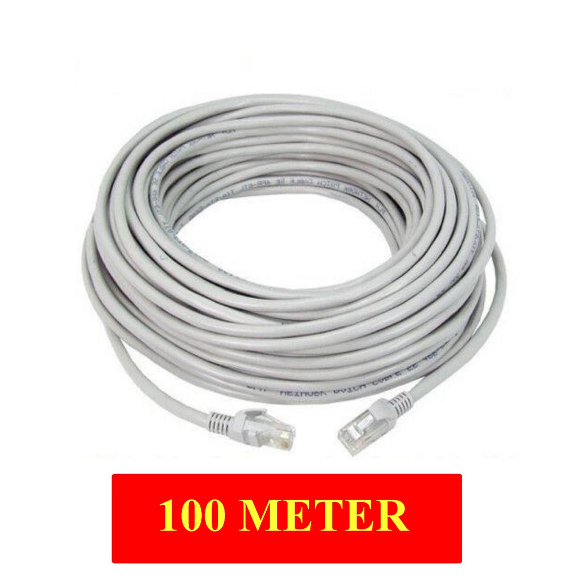 100 Meter Cat5 RJ45 Ethernet LAN Network Cord Cable Lead 10/100/1000 Mbps