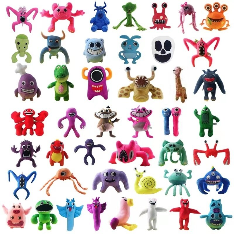 10PCS Garten Of Banban 4 Plush Toy Garden Of Banban3 Doll Ban Ban Sad Seth Miss Luna Jester Hole Or Pickle Evil Banban 3 Hug. 
