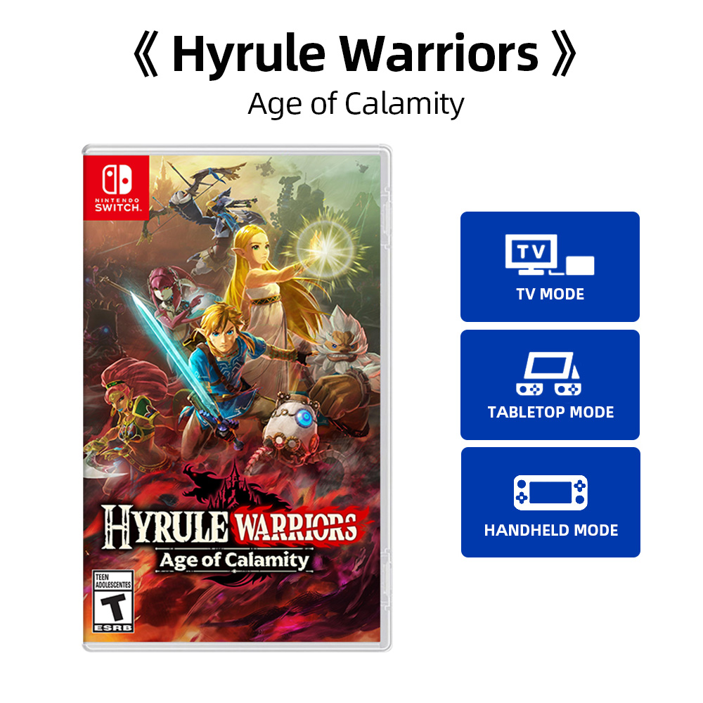 Hyrule Warriors : Age of Calamity - Nintendo Switch Game Deals Physical Game Card for Nintendo Switch Game Console. 