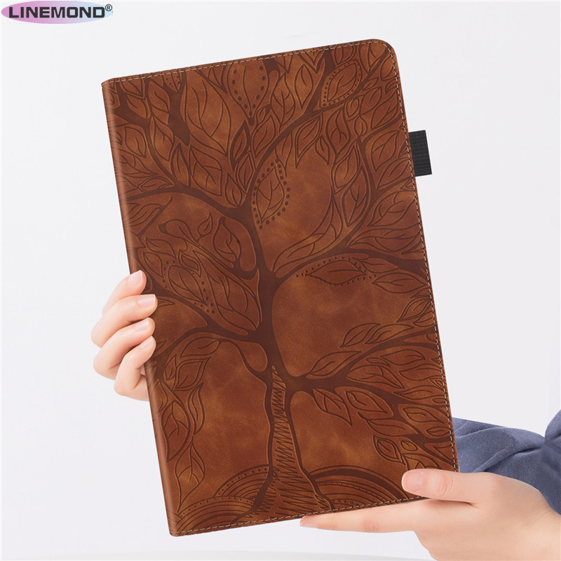 Tablet Case for Honor Pad X9 Tablet 11 5 inch Emboss Tree Leather Flip Cover for Funda Honor Pad X9 X 9 Case For Honor Pad X8 Pro 11.5 inch 2023(can not use honor pad8 12 inch ). 
