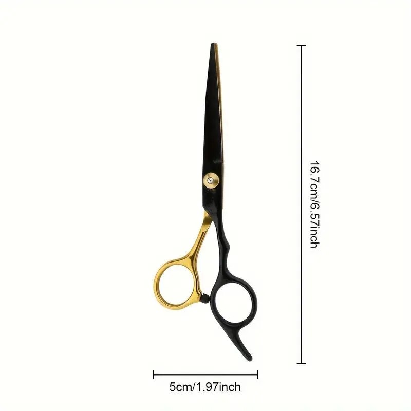 Hair Cutting Scissors Set, Professional Haircut Scissors Kit With Cutting Scissors, Thinning Scissors, Comb, Cape, Clips,Hairdre. 