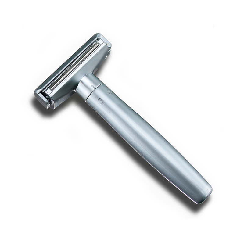 Whityle Adjustable Safety Razor Double Edge Shaving Razor With Auxiliary Rolling Axis For Man 10 pcs Blades Inside. 