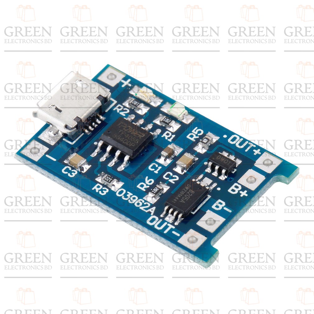 TP4056 Lithium Battery Charger With Protection Adapters TP4056 Circuit TP4056 Module Adapters 3.7V Battery Charger Circuit. 