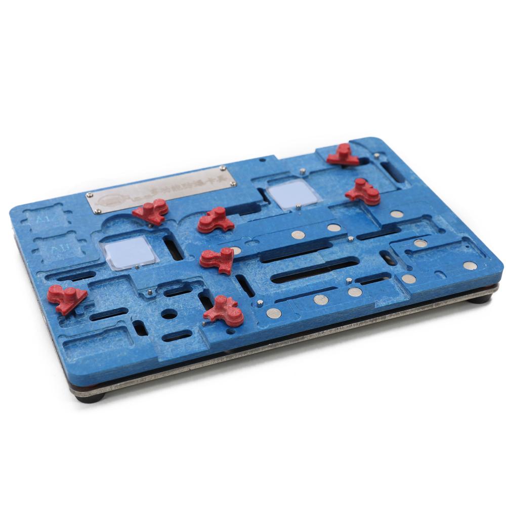 Explosion-proof Cooling Tin Multifunctional Platform PCB Holder Jig for IPX/XS/XS MAX Motherboard Fixture Repairing Tool. 