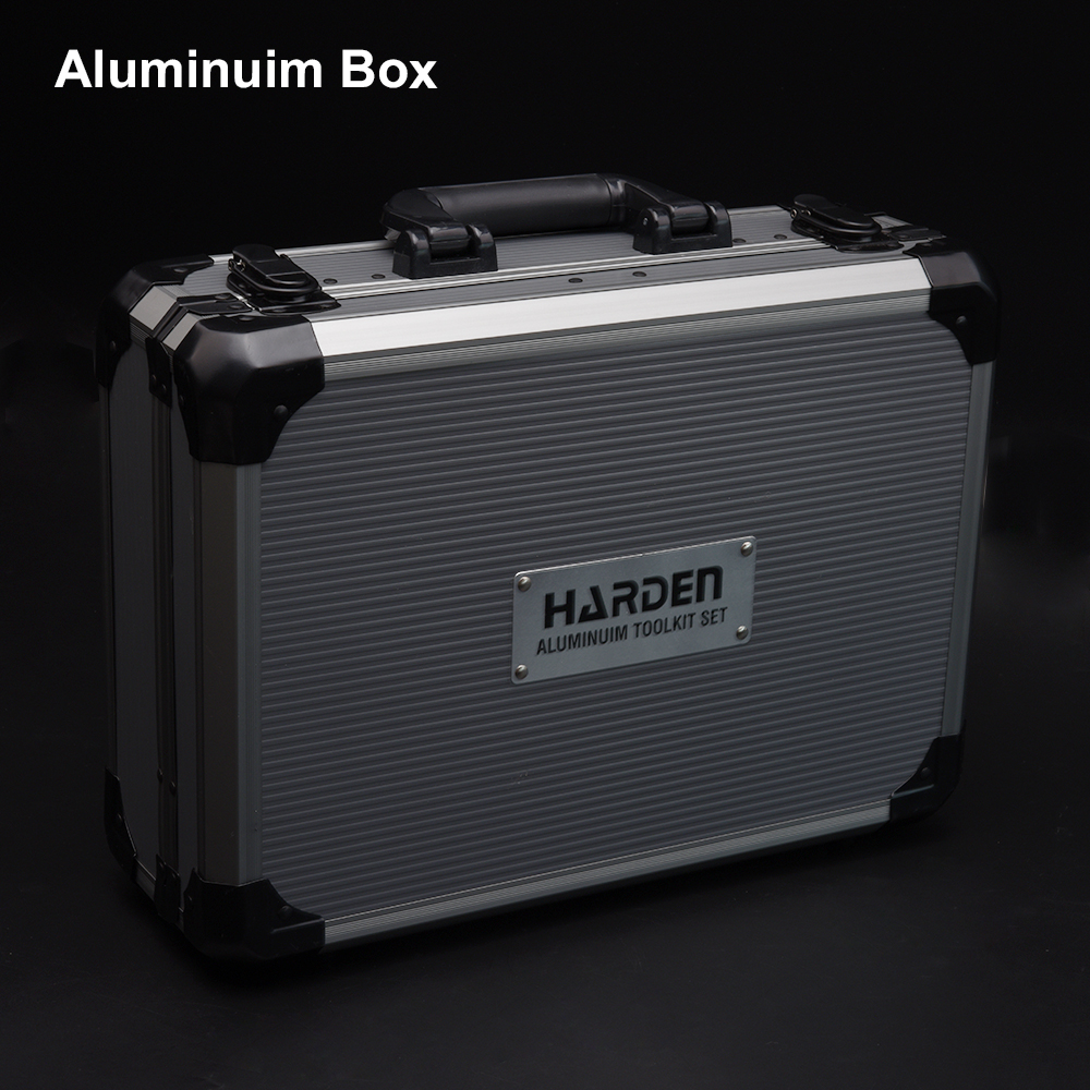 Harden 155Pcs  Professional HAND Tools Set In Aluminium Case Germany Design Electrical Hand Tool Set Household Tools Set 510703. 
