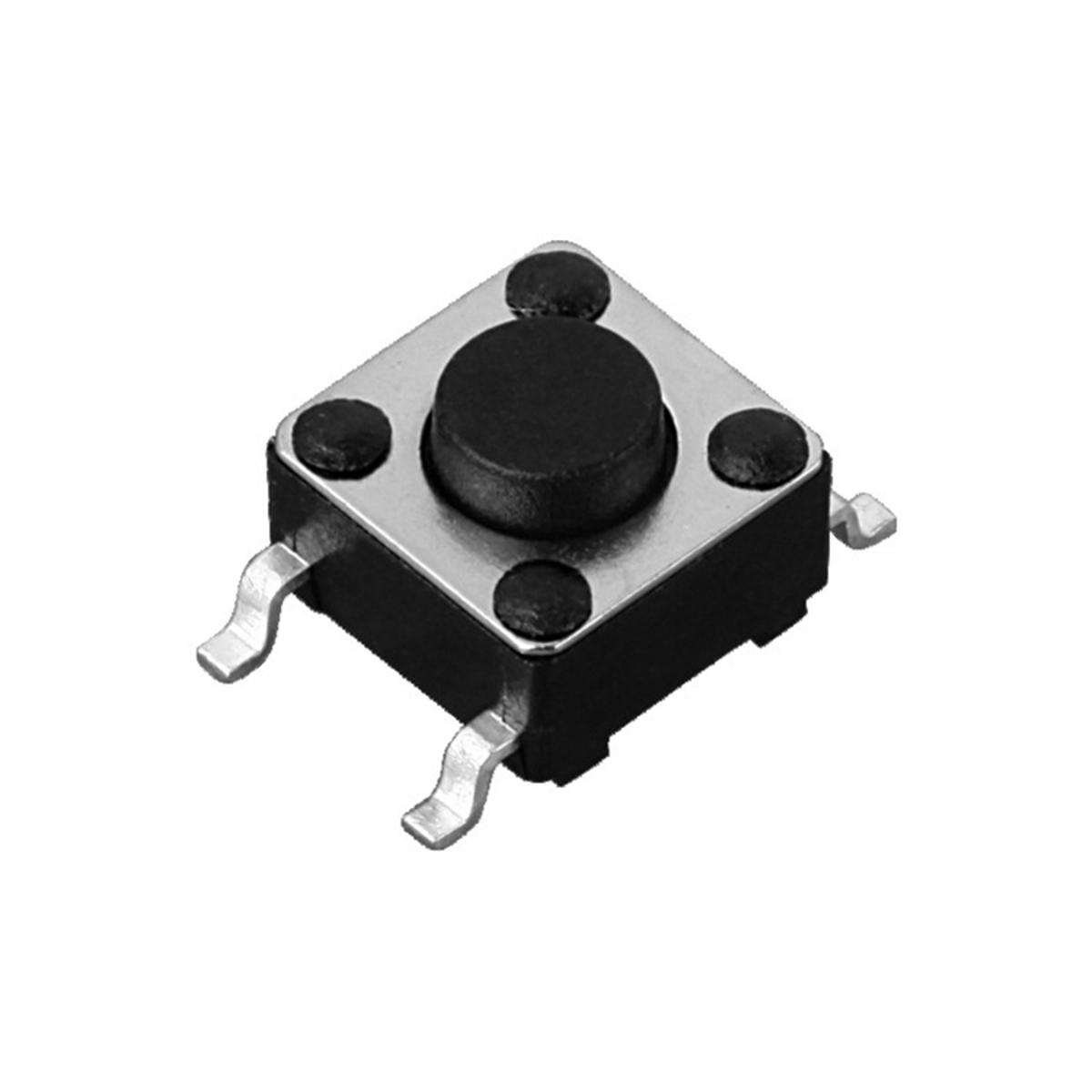 10Pcs- SMD 4Pin TACTILE Switch Push Button Switch 4 Pin 6x6x5mm On Off PCB SMD Touch Switch Momentary Push Button Reset Switch Push Switch Tactile Push Button