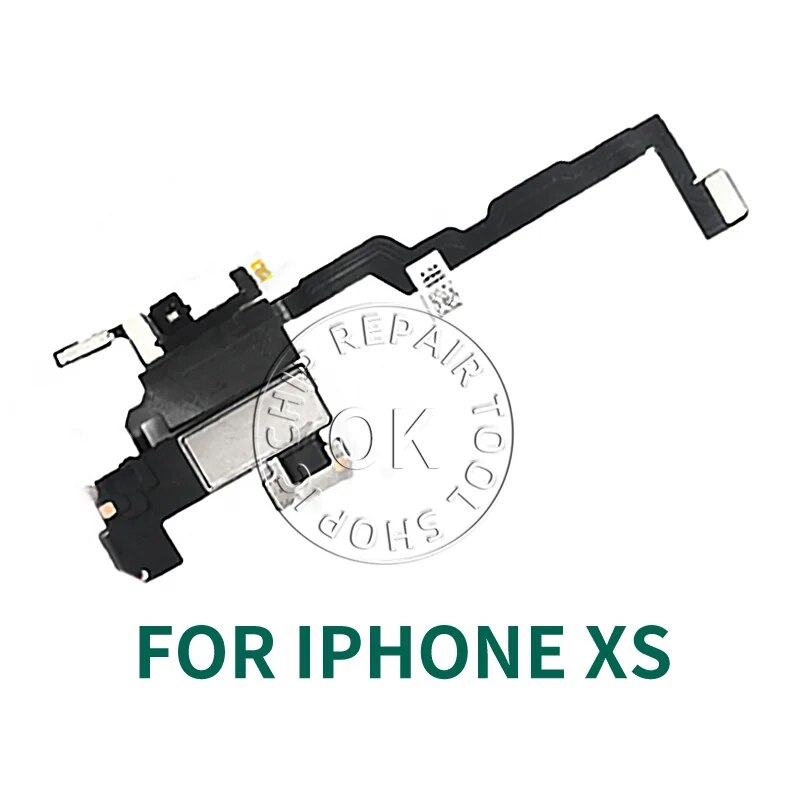Original Ear Earpiece Flex Cable For iPhone X XR Xs 11 11 Pro Max Sensor Proximity Small Earphone Ear Speaker with Phone Face ID. 