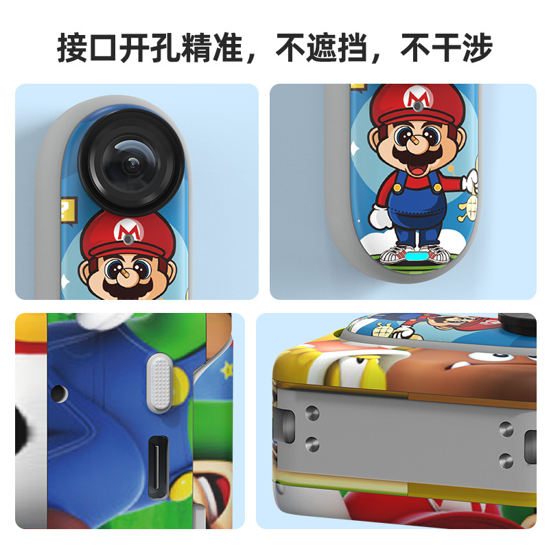 aMagisn Amai Insta360 GO3S GO3 Body Sticker Protector Shadow Stone Action Camera Accessories. 