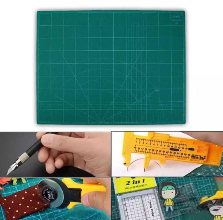 A3 Double Sided Self Healing Cutting Mat - Size 45 * 30 cm. 