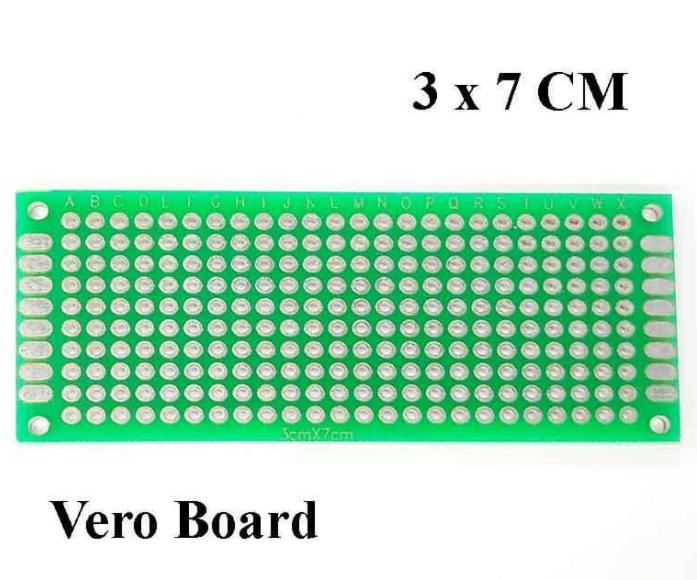 Veroboard Double Side Dot 3x7cm Glass Fiber Stripboard PCB Printed Circuit Board Project Board For Prototyping Weld Soldering Arduino DIY. 