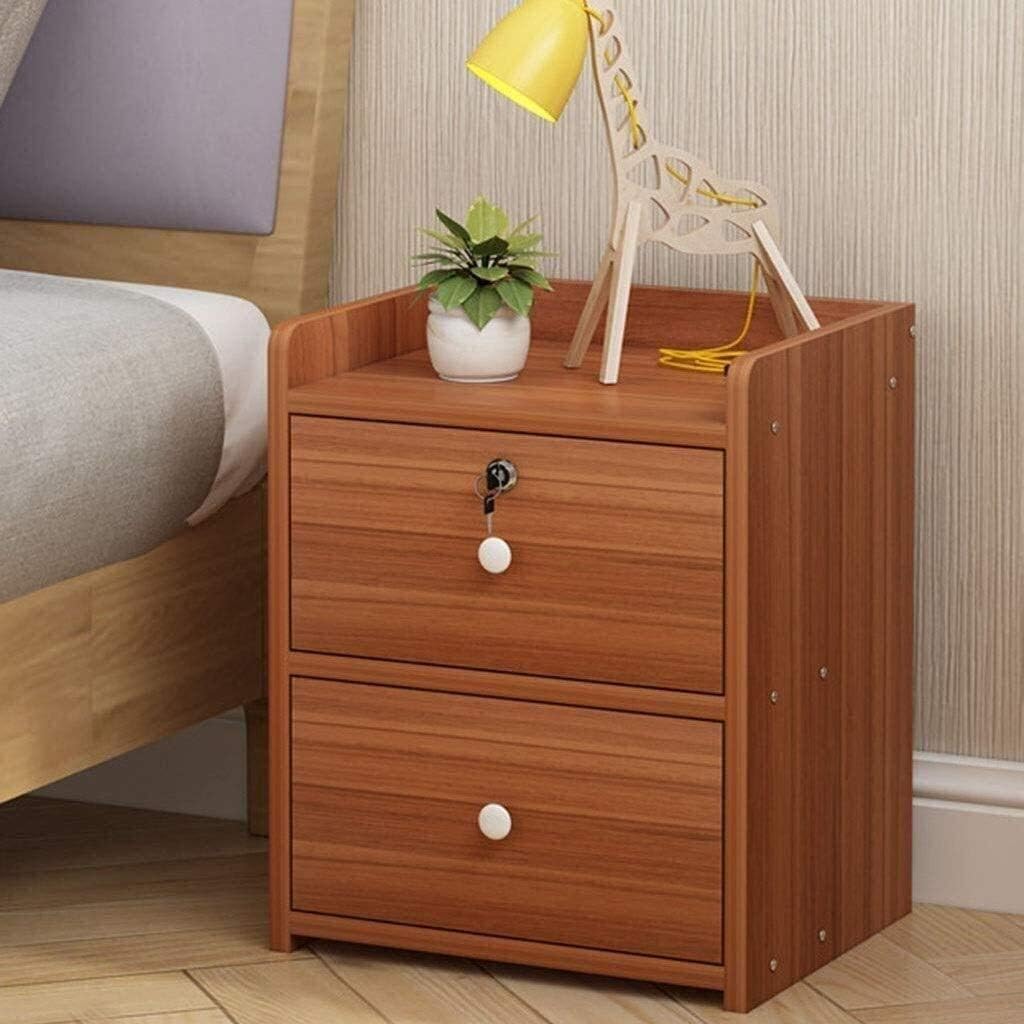 Generic Bedside Table for Bedroom Bedside Table Simple Modern Economical Storage Locker with Lock Simple Bedroom Bedside  Cabinet for Home Office,20/16. 