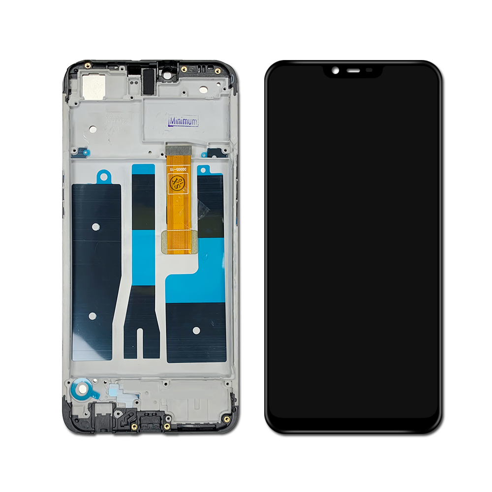 LCD With Frame For OPPO A3S CPH1853 A5 AX5 16GB Display Touch Screen Digitizer Assembly Replacement Parts. 