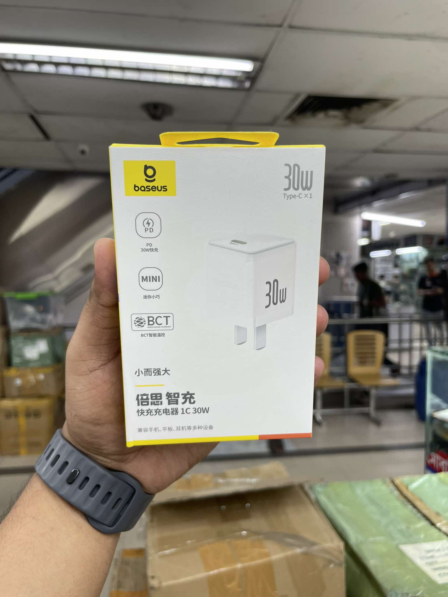 Baseus Charger Palm Series  BCT 30W 1c  Output Charger